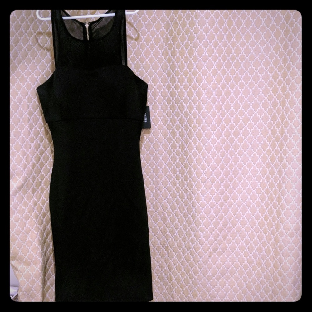 Black mini dress